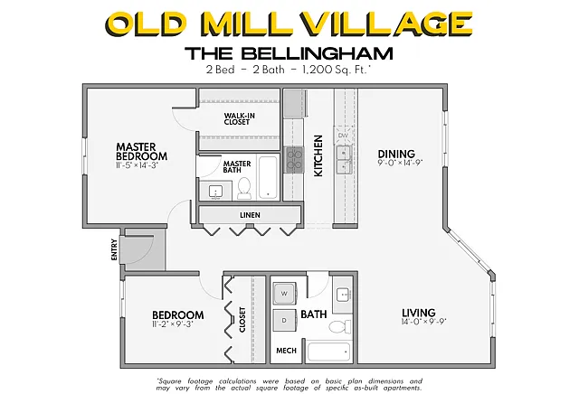 Floor plan Bellingham