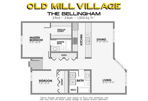 Floor plan Bellingham