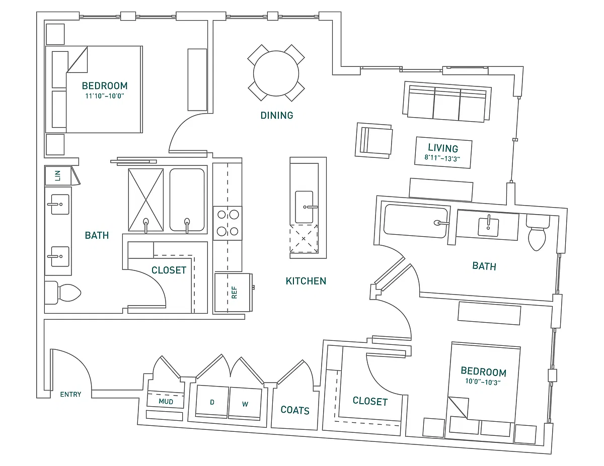 Floor plan B1