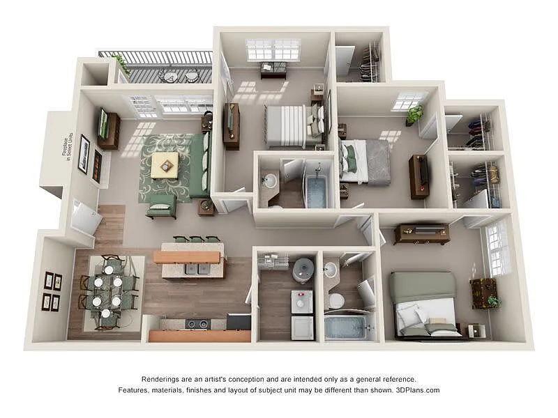 Floor plan Chestnut