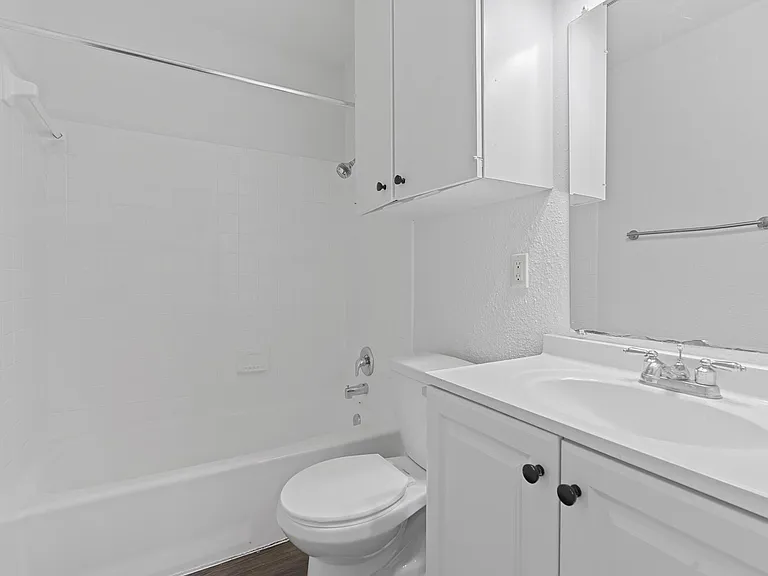 Guest bathroom in hall way