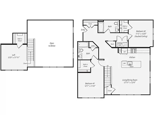 Floor plan B3L-1495