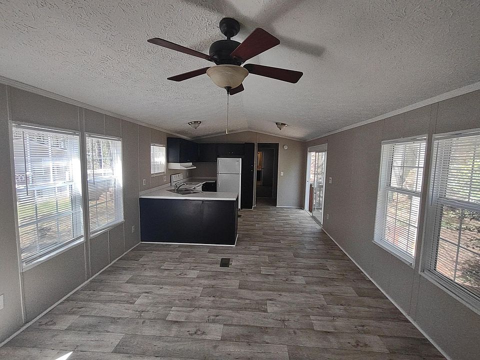 Living room and kitchen