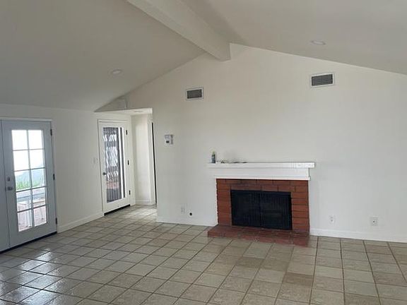 Living Room with vaulted ceilings