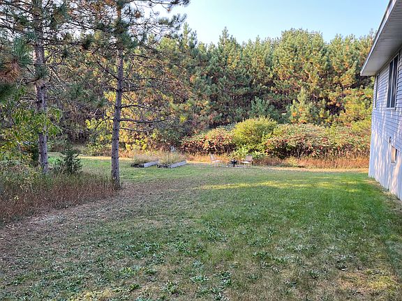 Large backyard continues to the left