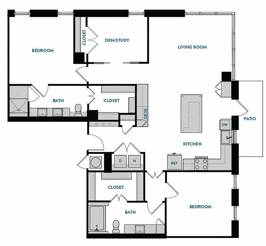 Floor plan B8