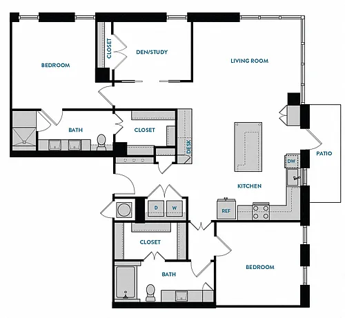 Floor plan B8