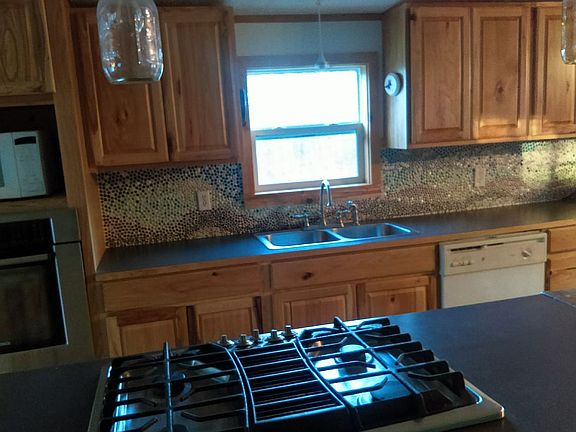 Facing back of house