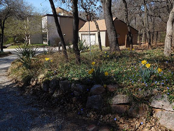 Driveway in spring