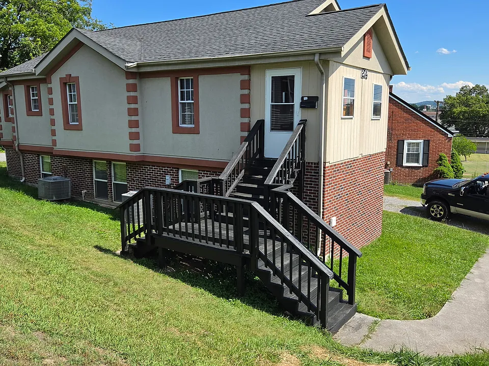 Entrance to upper unit