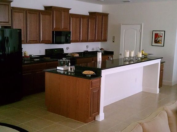 Kitchen with granite counter