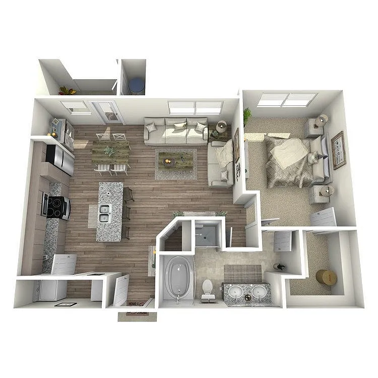 Floor plan Spyglass Hill