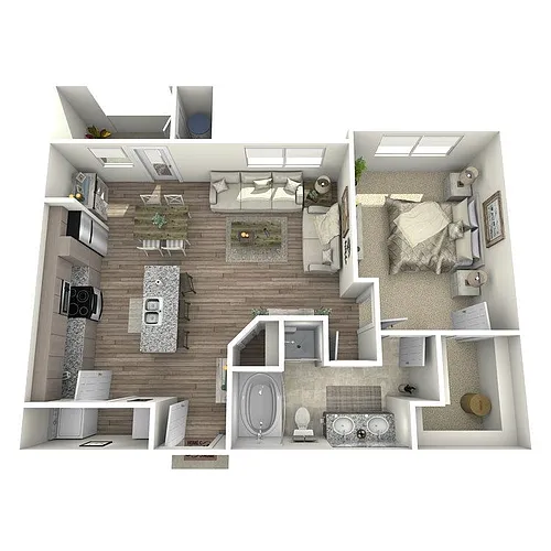 Floor plan Spyglass Hill