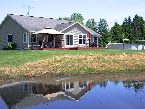Back view and pond