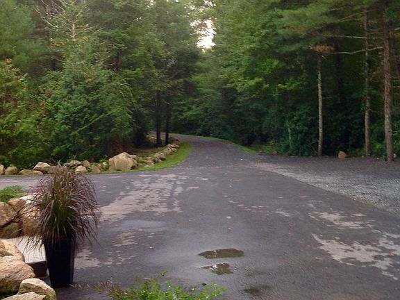 Driveway leading out