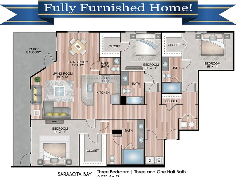 Fully Furnished! Fully Furnished!