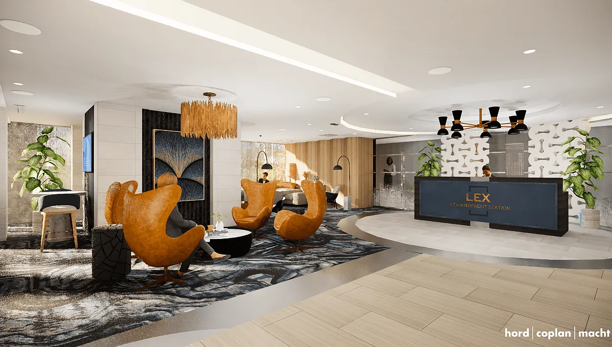 Coming soon! Lex lobby renovation - Lex and Leo at Waterfront Station