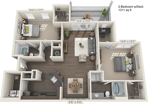 Floor plan Horizon - D