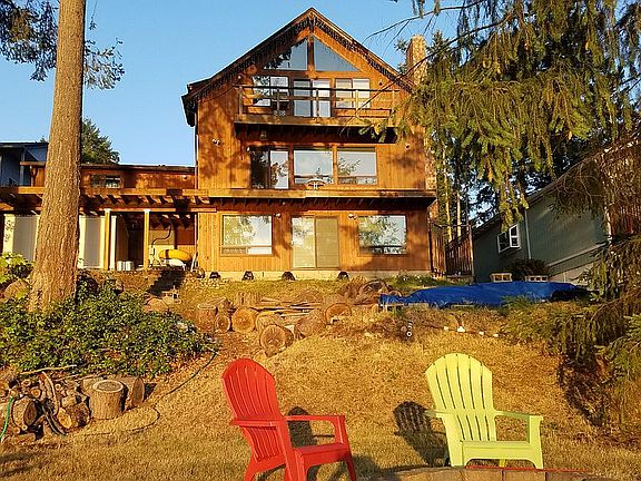 Lake side-house facing west