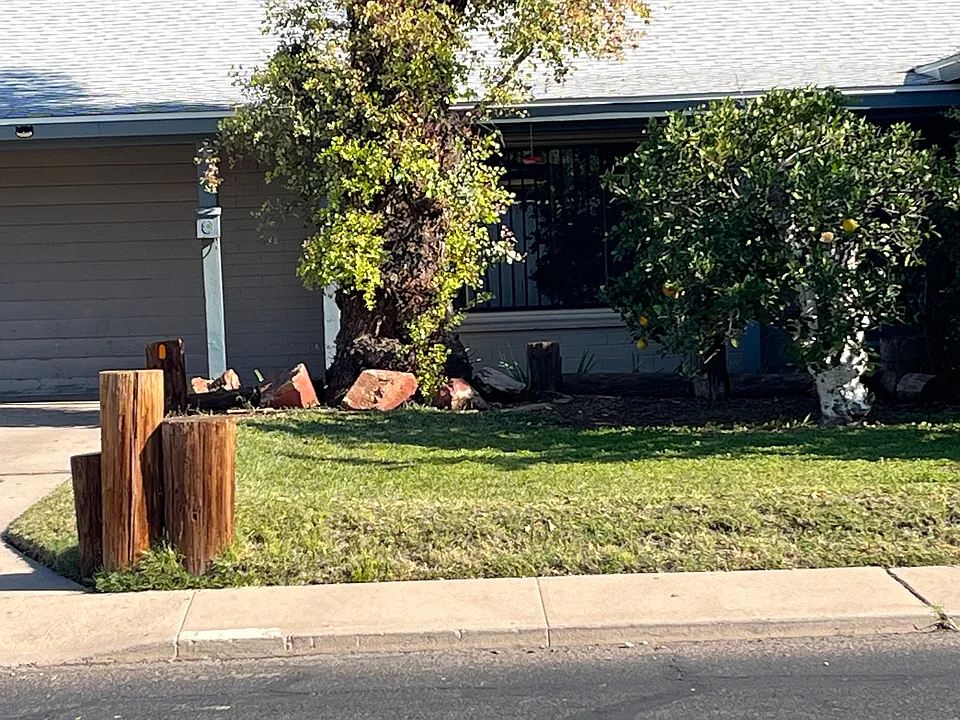 Front view of home, directly in front from street