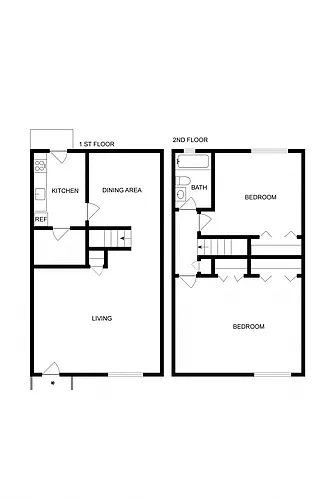 Floor plan 2 Bedroom