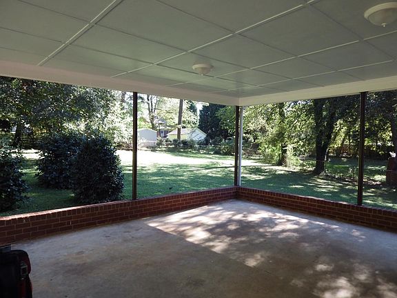 Carport and back yard