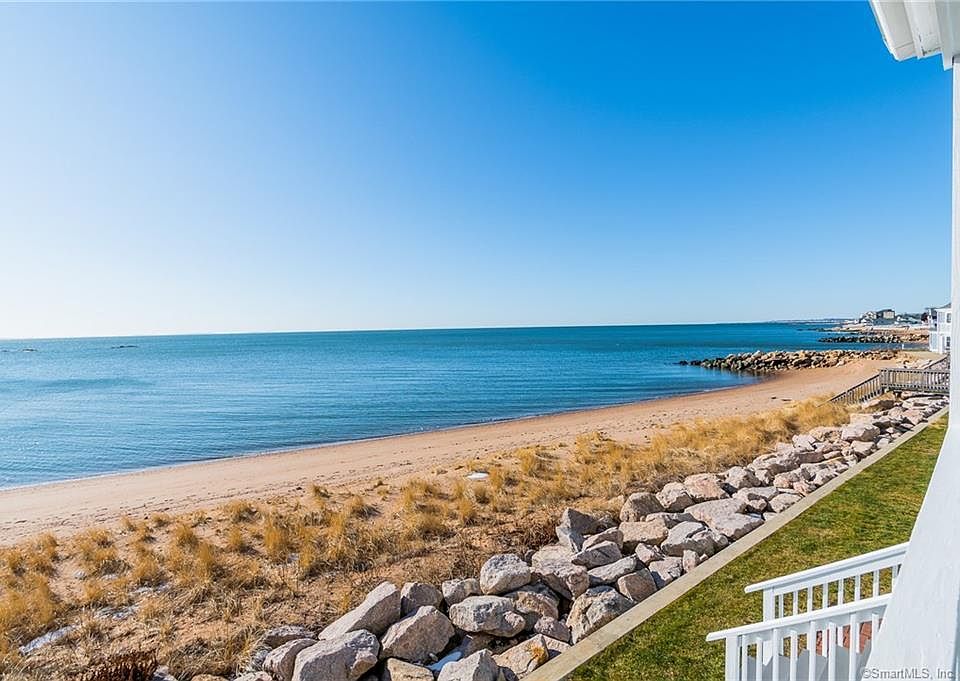 Views from private deck facing beach