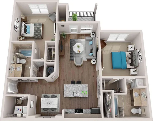 Floor plan The Bahama