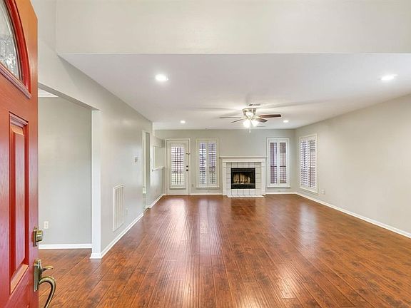 Welcome...new floors and paint greet you at the door.