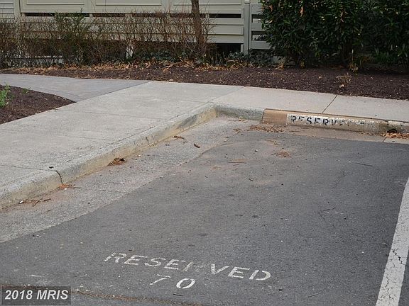 Reserved parking space is right next to unit!