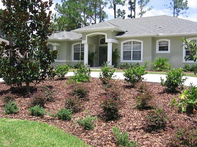 Looking Northwest at face of home