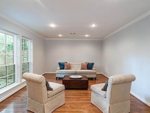 Living area that could be used as a study.