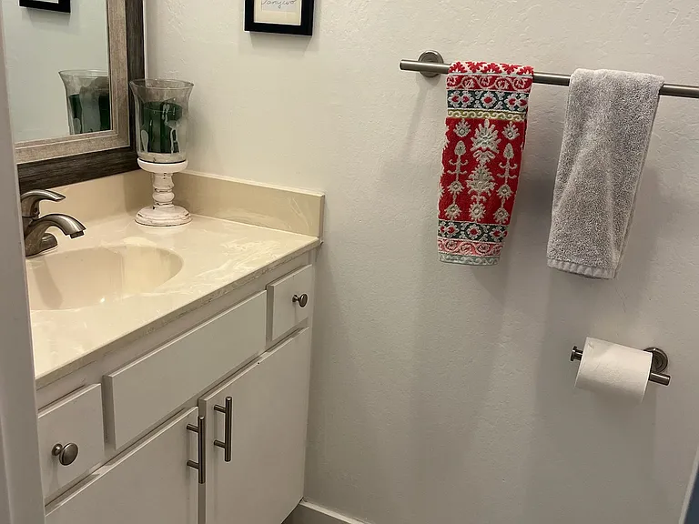 Downstairs half bath