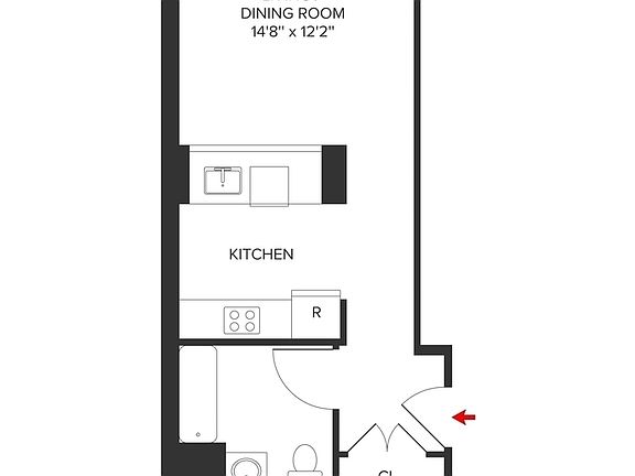 2nd image of 321 E 3rd St #E5