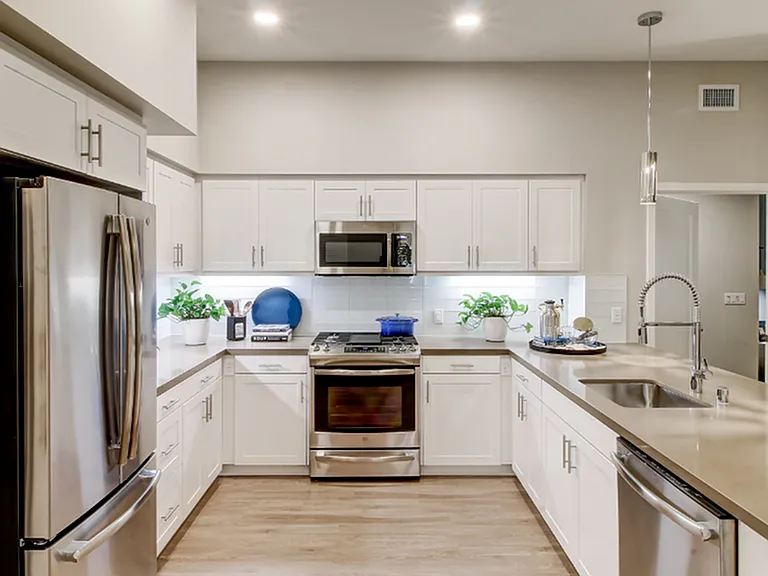A clean space ready for daily meals