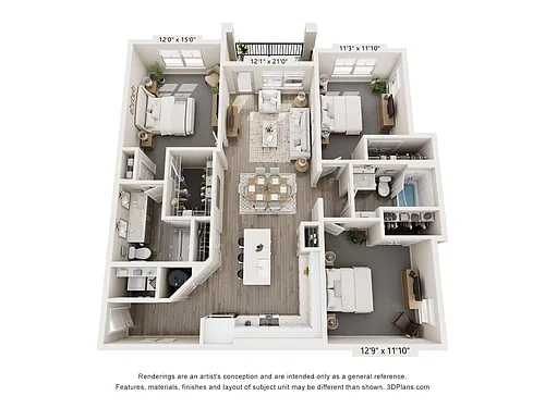 Floor plan C1