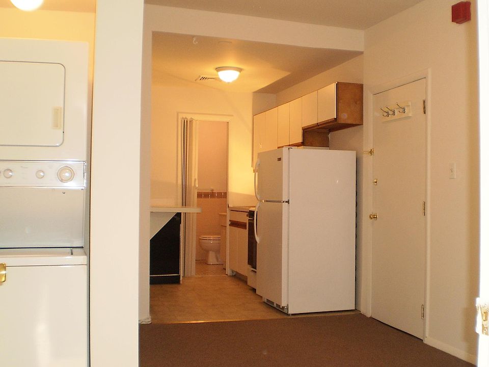 Closeted Washer/Dryer in Living room, Entrance to Apt on Right