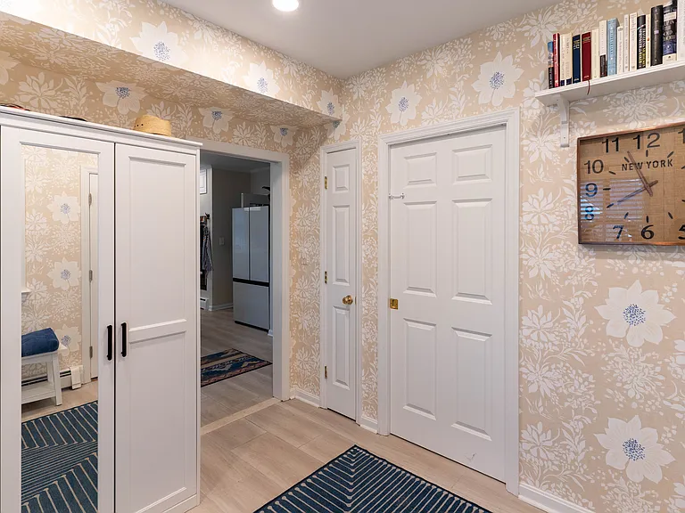Mudroom from side entrance