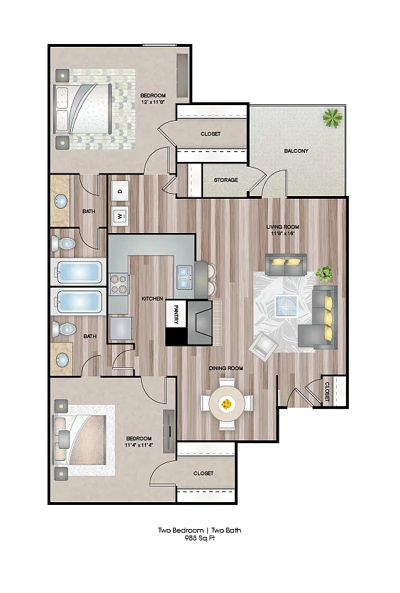 Floor plan Redwood
