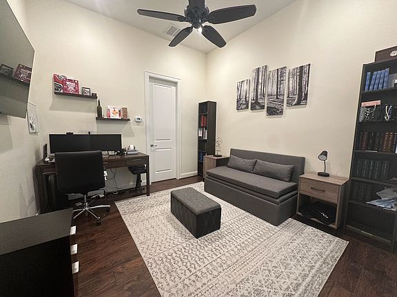 First floor bedroom. Currently used as home office.