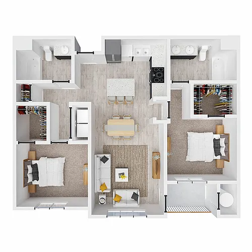 Floor plan Crystal Peak