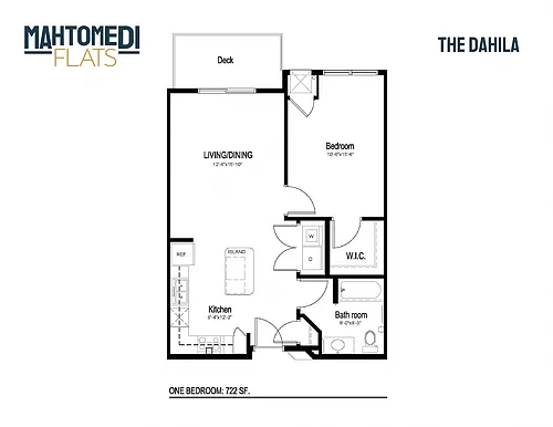 Floor plan The Dahlia
