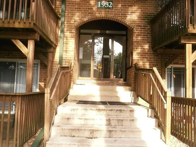 Building Entrance with security door.