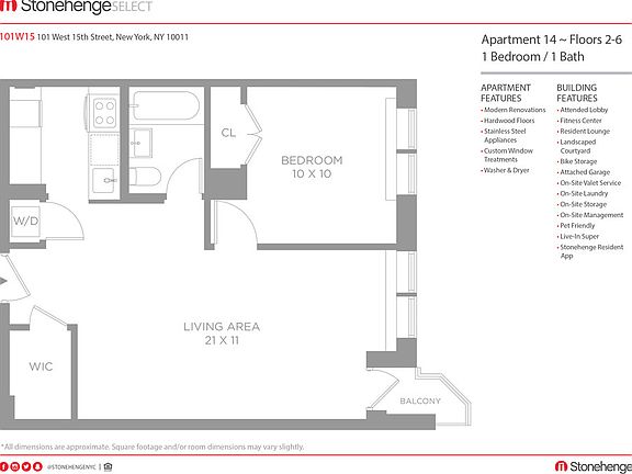 2nd image of 101 W 15th St APT 514