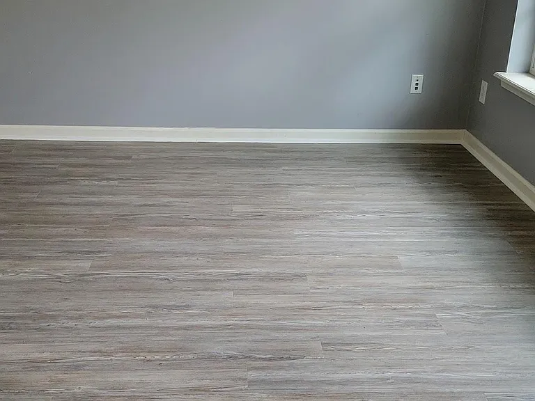 The renovated hard floor creates a more focused work environment.