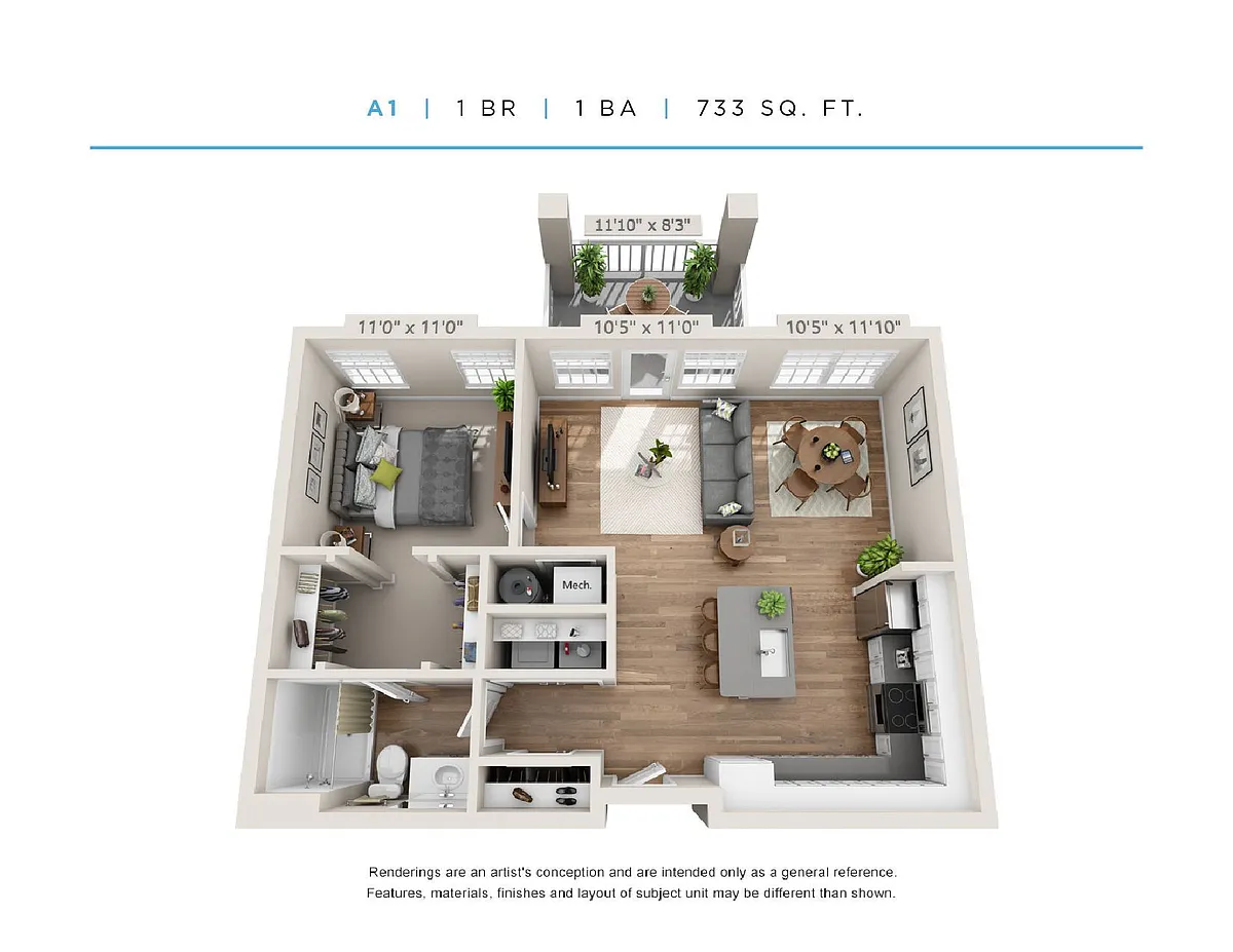 Floor plan A1