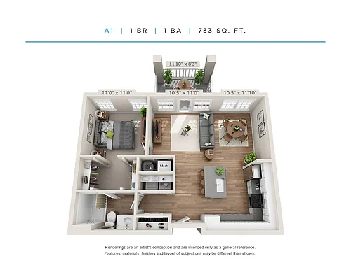 Floor plan A1