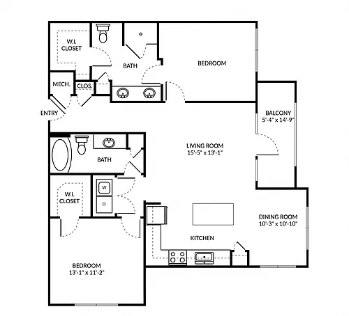 Floor plan B2