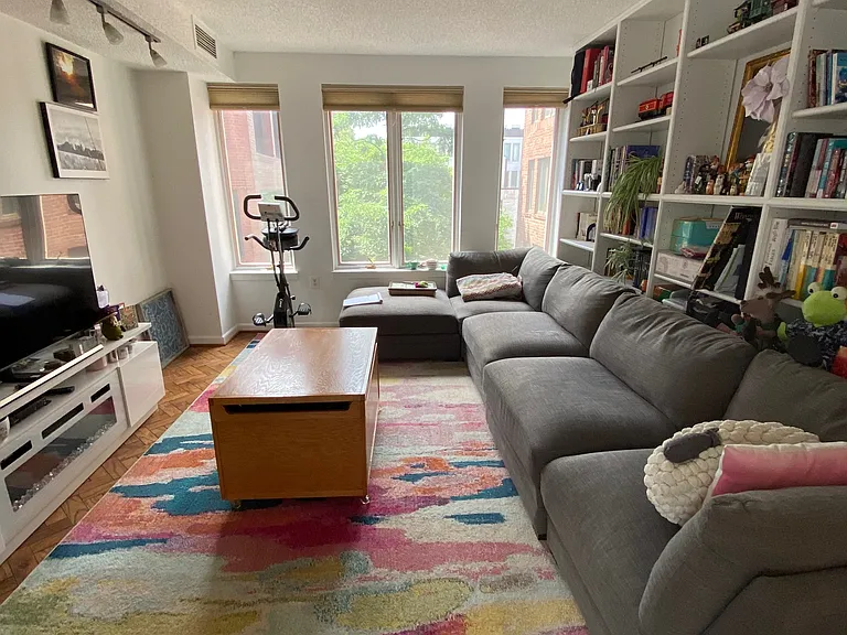 Living Room with Large South Facing Windows