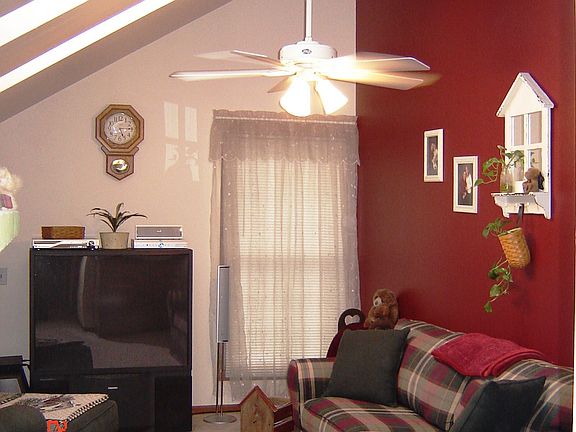 Loft with two skylights